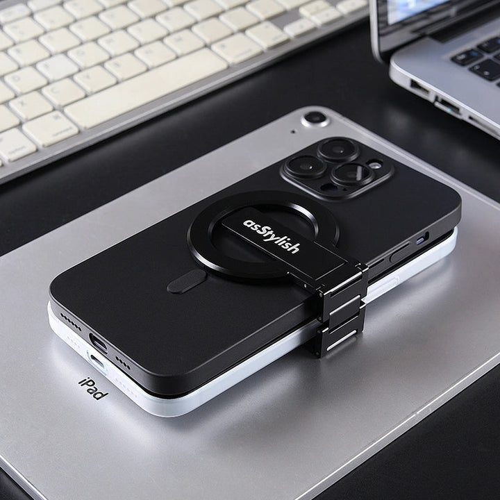 asStylish Twins Carry Stand 2台の端末を連結 手帳型 スマホスタンド スマートフォンキャリースタンド
