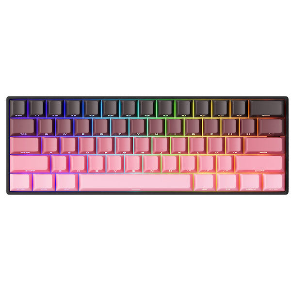 MonsGeek FUN60 Pro SP HEセンサー 0.01mm ラピッドトリガー対応 磁気スイッチ Akko Glare Magnetic Switch 英語配列 サイドプリント テンキーレス 8K ホットスワップ SnapKeys (SOCD)対応 ARGB対応 高コスパ ゲーミングキーボード