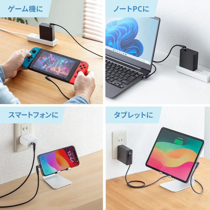 SANWA USB-C 充電ケーブル PD100W 急速充電対応 両端回転コネクタ USB2.0 Type-C ケーブル Nintendo Switch  iPhone iPad Macbook ノートパソコン 対応