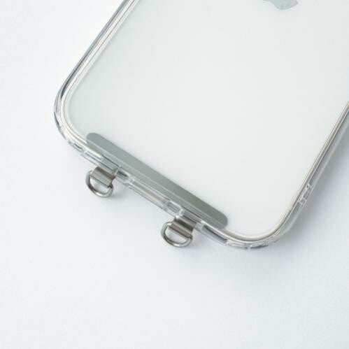 SUNCREST スマホストラップホール増設マルチシート 高強度ステンレス 2口タイプ ストラップホール