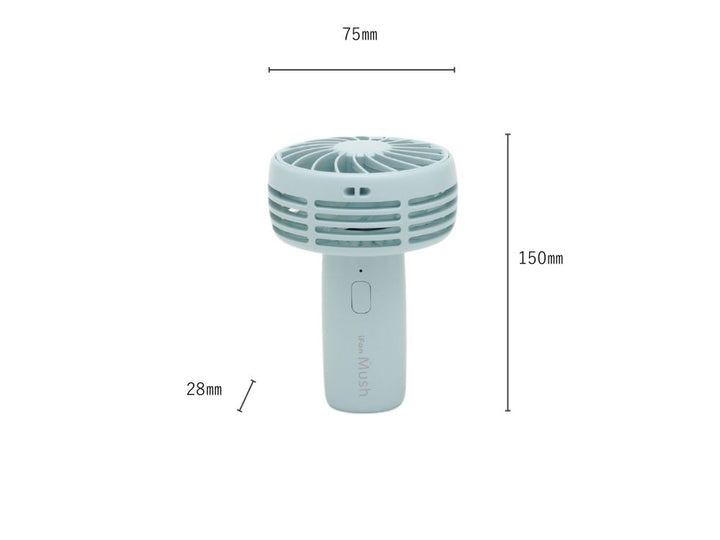 ELAiCE iFan Mush 25 クリップ付き 3WAY ミニファン ポータブル扇風機 暑さ対策