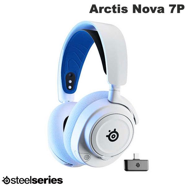 SteelSeries Arctis Nova 7P 有線 / 2.4GHz / Bluetooth 5.0 両対応 PlayStation 5専用  ゲーミングヘッドホン White