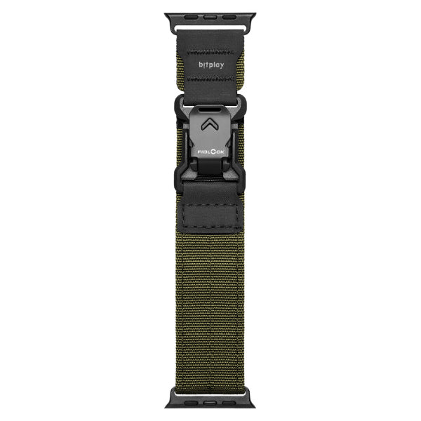 bitplay Apple Watch 49 / 46 / 45 / 44mm Fidlockウォッチバンド  ブラックバックル  (ダークブラック / アーミーグリーン / サンド)