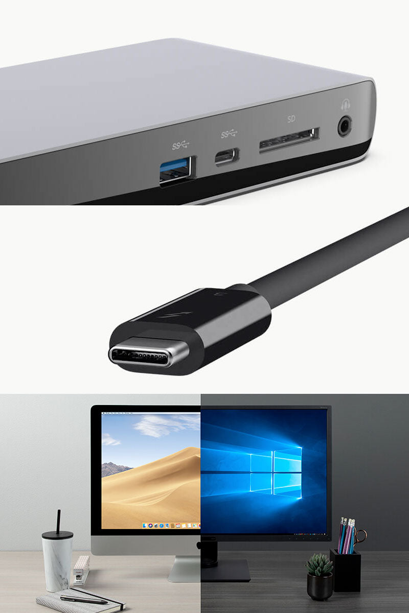 BELKIN Thunderbolt 3 Dock Pro (0.8m Thunderbolt 3ケーブル付)