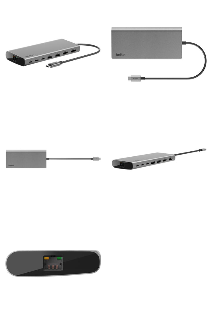 BELKIN CONNECT ユニバーサル USB Type-C 8-in-1 PD対応 デュアルディスプレイコアハブ
