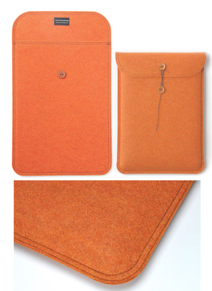 buzzhouse design MacBook Air 13インチ M4 2025 / M3 2024 / M2 2022 ハンドメイドフェルトケース