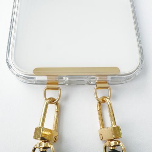 SUNCREST スマホストラップホール増設マルチシート 高強度ステンレス 2口タイプ ストラップホール