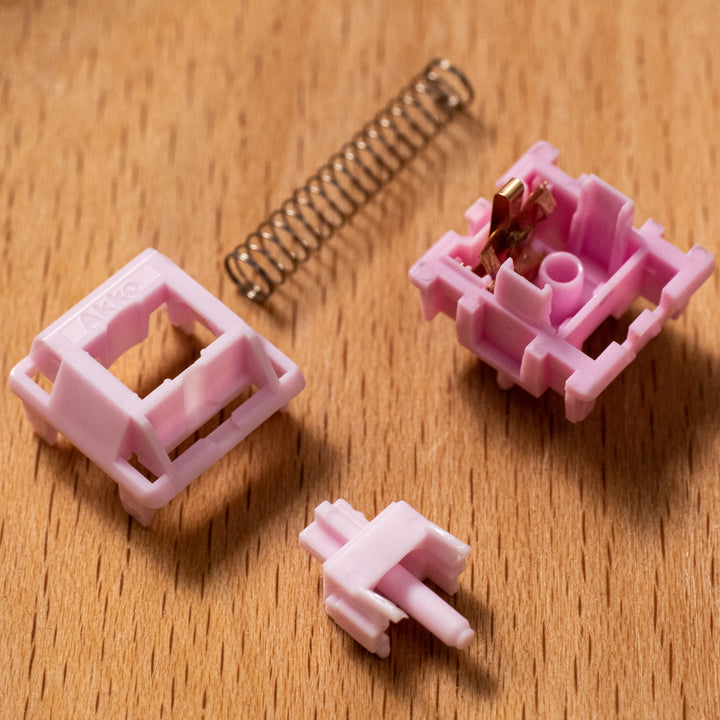Akko Stellar Rose スイッチ 押下圧37gf リニア 5ピン 45個入り メカニカル キーボード用