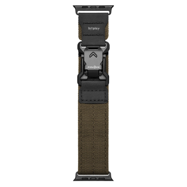 bitplay Apple Watch 49 / 46 / 45 / 44mm Fidlockウォッチバンド  ブラックバックル  (ダークブラック / アーミーグリーン / サンド)