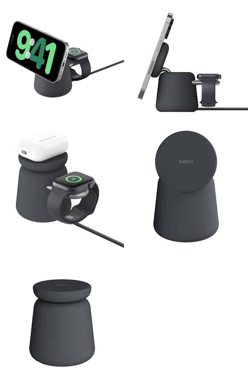 BELKIN BoostCharge Pro MagSafe認証 2-in-1 ワイヤレス充電器 PD対応