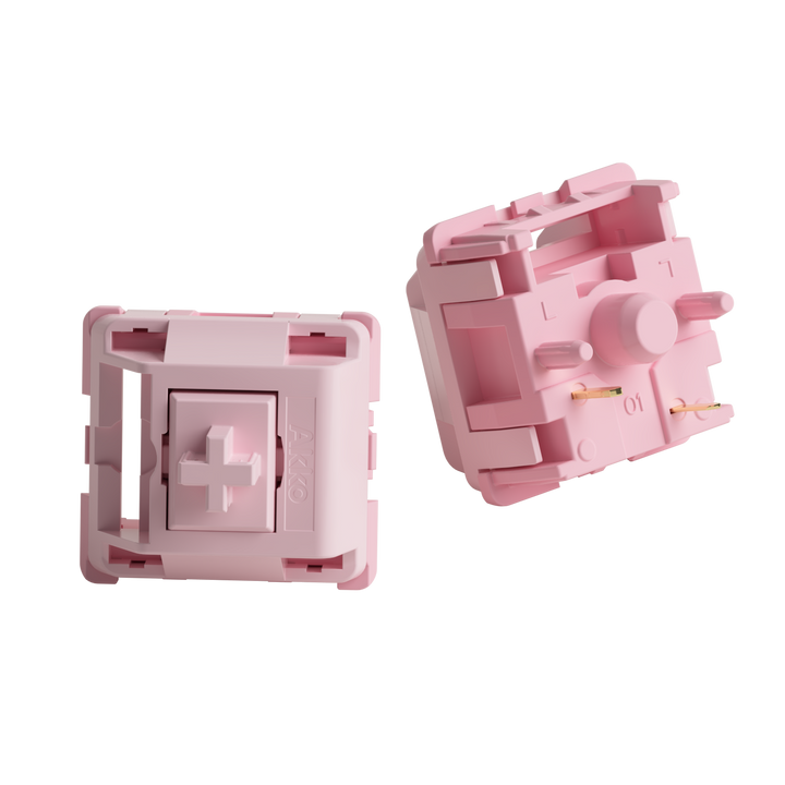 Akko Stellar Rose スイッチ 押下圧37gf リニア 5ピン 45個入り メカニカル キーボード用