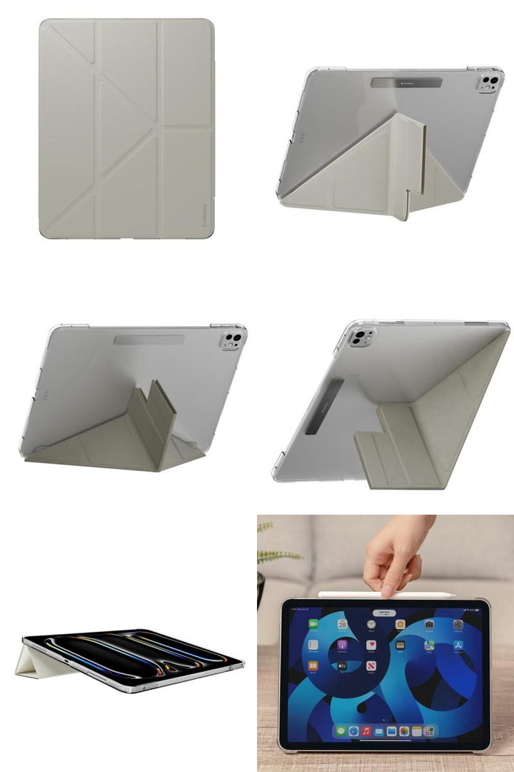 SwitchEasy 13インチ iPad Pro M4 Origami Nude 手帳型ケース