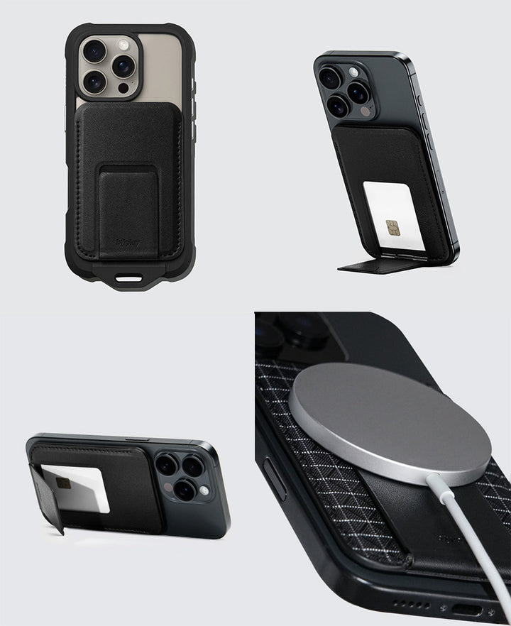 bitplay MagSafeウルトラスリム ウォレットスタンド カード収納ポケット