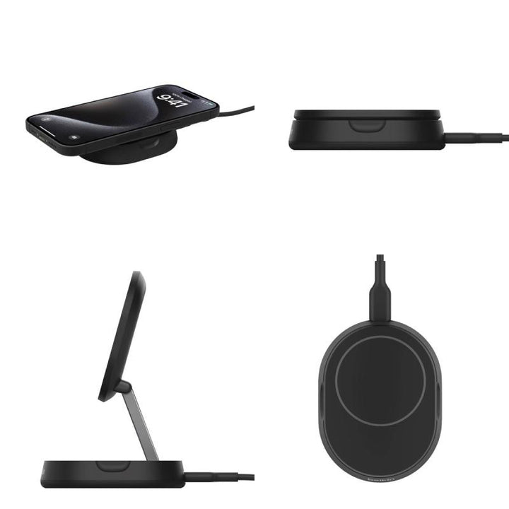 BELKIN BoostCharge Pro Qi2 折りたたみ式磁気ワイヤレス充電スタンド