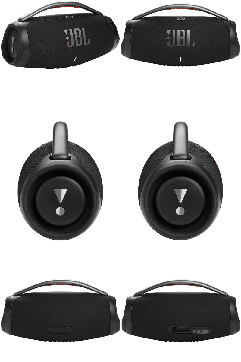 JBL BOOMBOX 3 Bluetooth 5.3 ワイヤレス スピーカー IP67 防塵 完全防水 ブラック