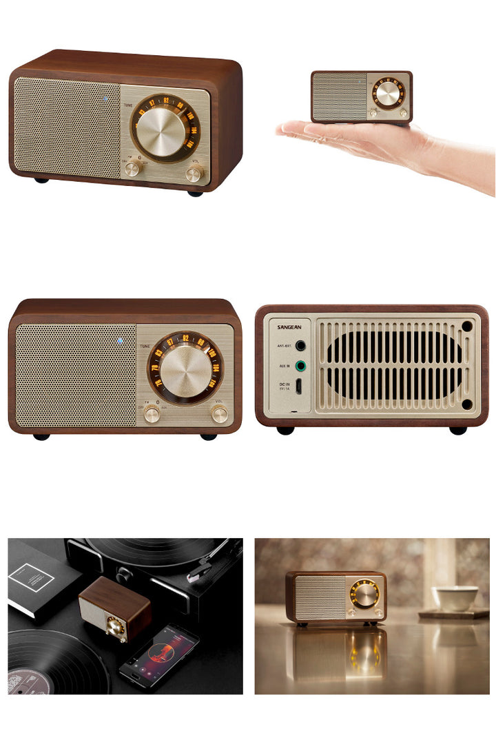 Sangean WR-301 ワイドFMラジオ / Bluetooth ワイヤレス ポータブルスピーカー