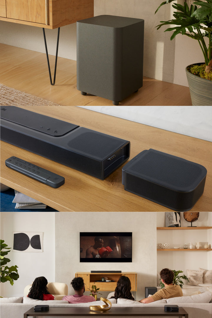 JBL BAR 1000 Bluetooth 5.0 ワイヤレス サラウンドシステム サウンドバー サラウンドスピーカー サブウーファー付属 ブラック