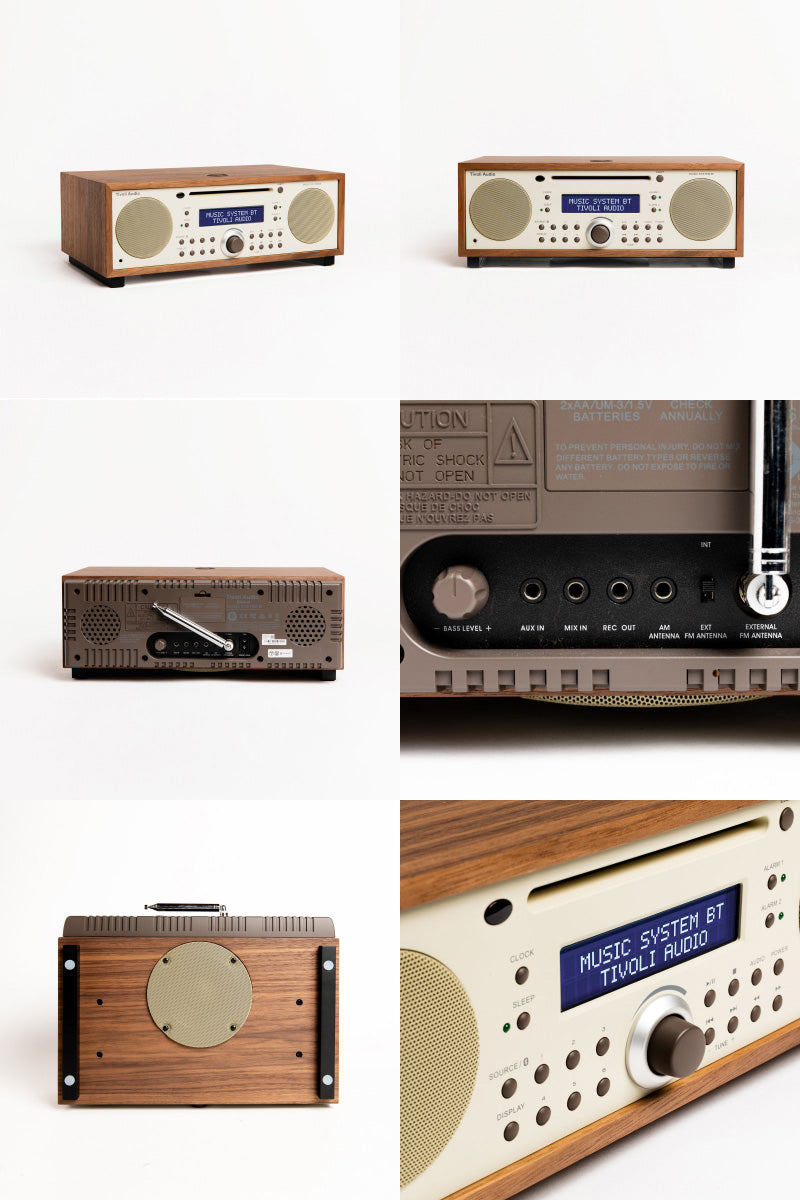Tivoli Audio Music System BT Generation 2 Bluetooth 5.0 ワイヤレス ステレオ CD プレイヤー AM/FM デジタルラジオ スピーカー