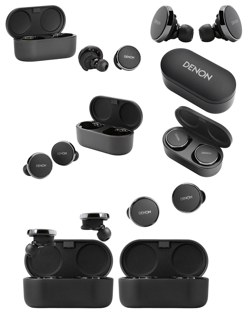 DENON PerL Pro True Wireless Earbuds 適応型ハイブリッドノイズキャンセリング 完全ワイヤレスイヤホン Bluetooth 5.3 Masimo AATパーソナライズ機能搭載 ブラック