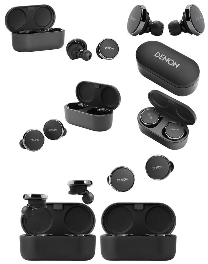 DENON PerL Pro True Wireless Earbuds 適応型ハイブリッドノイズキャンセリング 完全ワイヤレスイヤホン Bluetooth 5.3 Masimo AATパーソナライズ機能搭載 ブラック