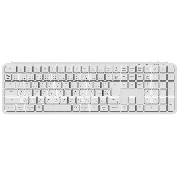 Keychron B6 Pro フルサイズ ウルトラスリム ワイヤレスキーボード  シザースイッチ Win/Mac対応 キークロン