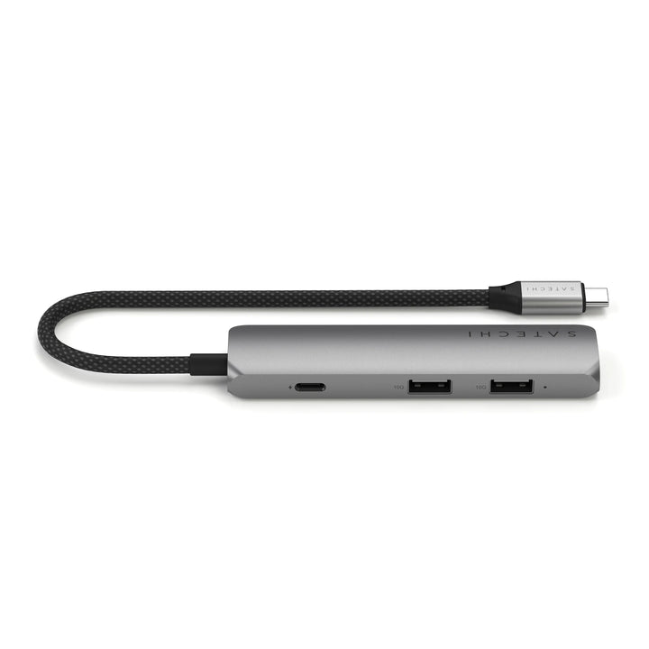 Satechi 4-in-1 USB-C Slim Multiport Adapter 4K PD対応 スリムマルチアダプター