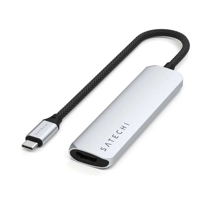 Satechi 4-in-1 USB-C Slim Multiport Adapter 4K PD対応 スリムマルチアダプター