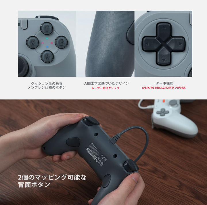 GameSir Tegenaria Lite Switch / Switch2 / iOS / Android / WindowsPC対応 左右対称有線コントローラー