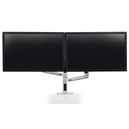 ERGOTRON LX デスクマウント デュアル モニターアーム 縦/横型 24インチ(6.4~18.1kg)まで対応
