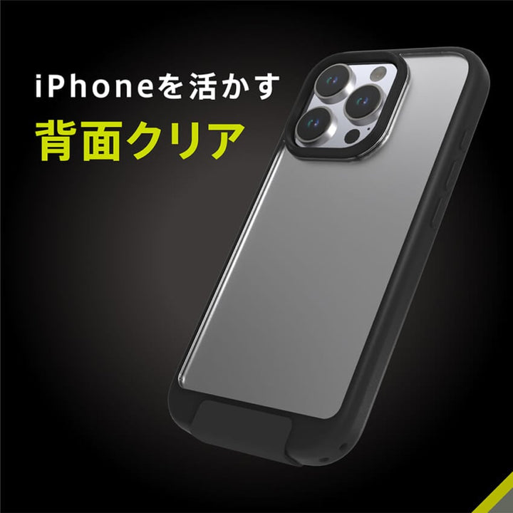 Simplism iPhone 16 / iPhone 16 Pro Vertical Flip 縦開き背面クリアフリップケース スマホケース アイフォン