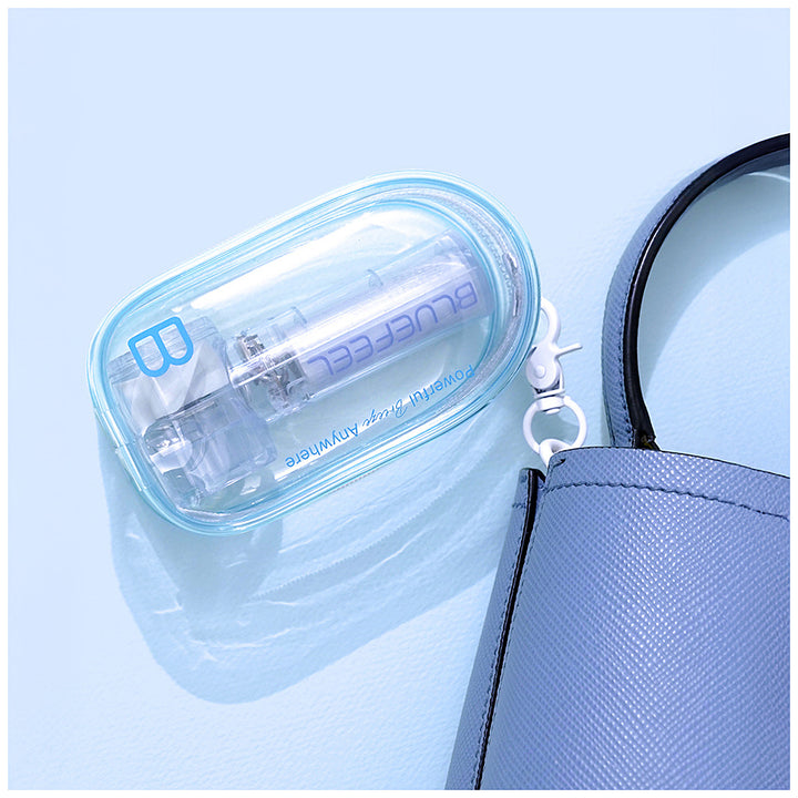 BLUEFEEL ミニ Z ポーチファン 超コンパクト ポータブル扇風機 最大風速15m/s ポーチ付き