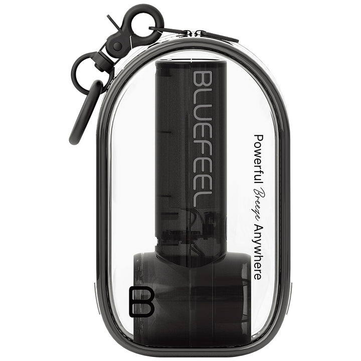 BLUEFEEL ミニ Z ポーチファン 超コンパクト ポータブル扇風機 最大風速15m/s ポーチ付き