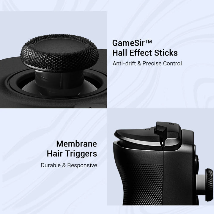 GameSir X5 Lite モバイルゲーミングコントローラー Android / iPhone 16 / 15 シリーズ  iPad mini 有線 Type-C接続