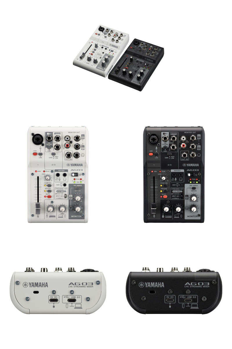 YAMAHA AG03MK2 3チャンネル ライブストリーミングミキサー