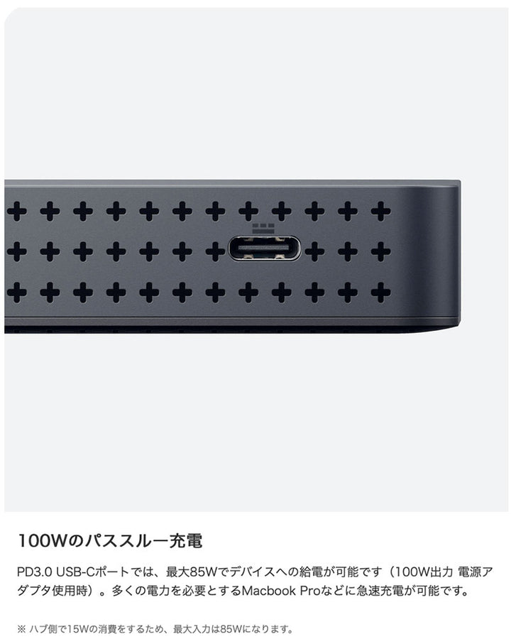 HYPER++ HyperDrive Next Dual 4K HDMI 7 Port USB-C ハブ PD対応 急速充電 USB3.2 10Gbps USB-A 高速データ転送 3.5mmオーディオジャック