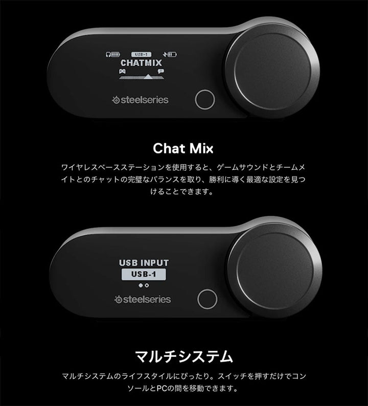 SteelSeries Arctis Nova Pro Wireless P PlayStation ハイレゾ対応 有線 / 2.4GHz / Bluetooth 5.0 ワイヤレス ゲーミングヘッドホン