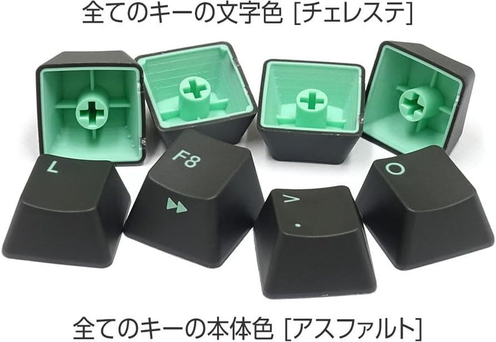 FILCO Majestouch + ASK 有線 フルサイズ メカニカルキーボード CHERRY MX ブラックフレーム アスファルトキーキャップ