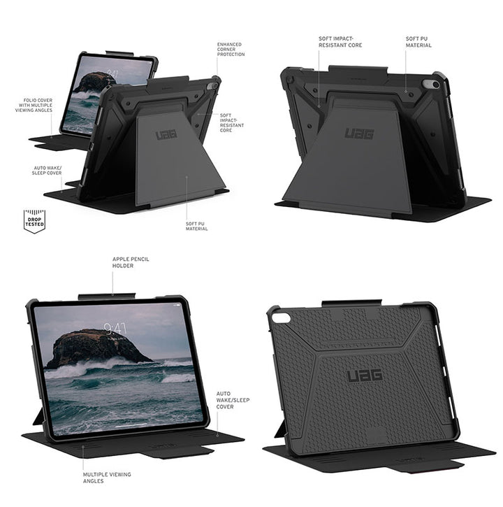 UAG 13インチ iPad Air   M2  METROPOLIS SE (メトロポリス) 耐衝撃 フォリオケース