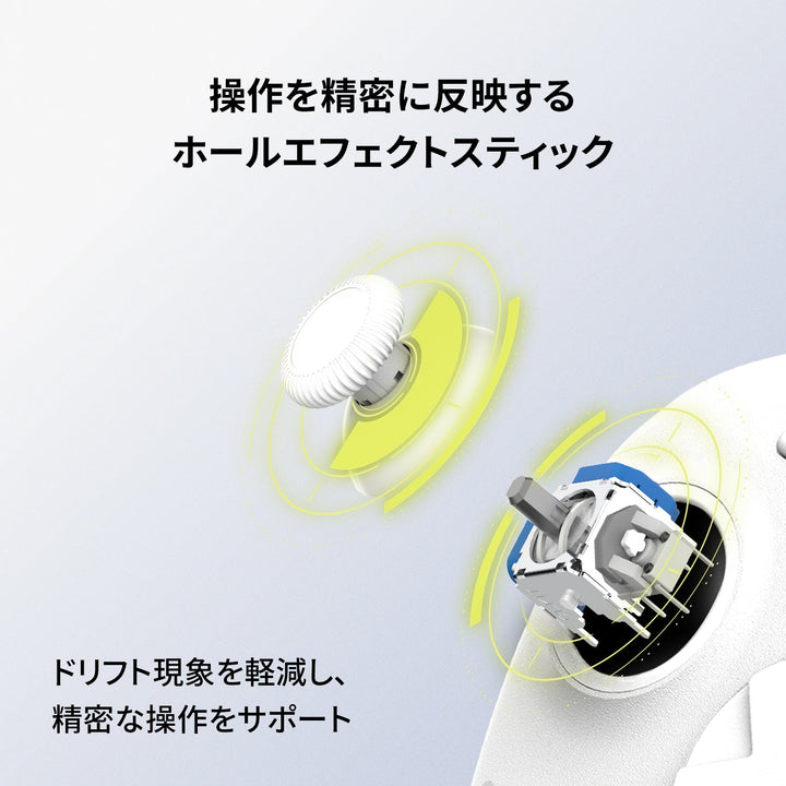 Team GRAPHT Omni ワイヤレス ゲーミングコントローラー ポーリングレート 1,000Hz ジャイロセンサー搭載 ターボモード  Windows PC / Nintendo Switch / Android 対応 Xinput DirectInput 軽量ゲームパッド