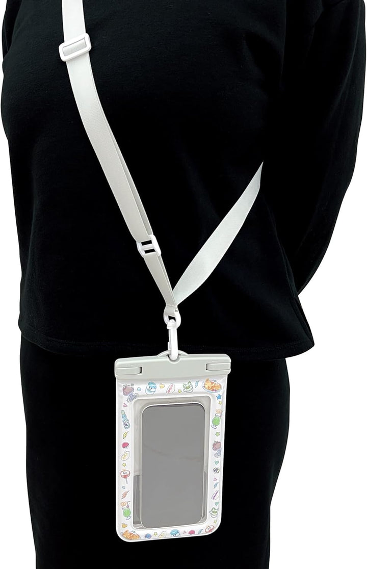 SUNCREST ポケットモンスター 防水ケース  ポーチ ウォータープルーフケース ピカチュウ パモ ゲンガー カビゴン ワッカネズミ