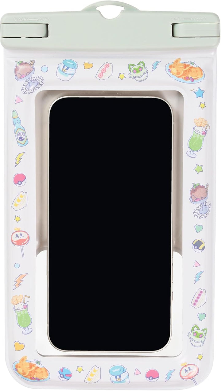 SUNCREST ポケットモンスター 防水ケース  ポーチ ウォータープルーフケース ピカチュウ パモ ゲンガー カビゴン ワッカネズミ