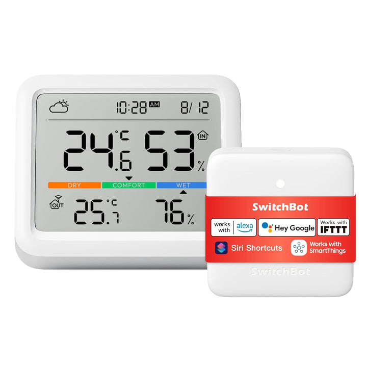 SwitchBot 温湿度管理セット 温湿度計 Pro  ハブミニ HubMini Matter Google Home Siriに対応