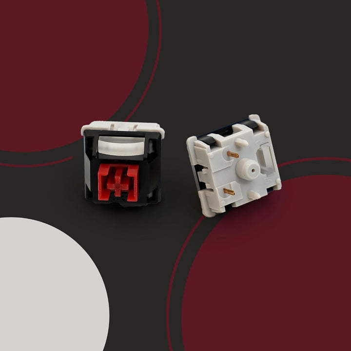 Akko Dracula スイッチ 押下圧35gf リニア 5ピン 45個入り メカニカル キーボード用