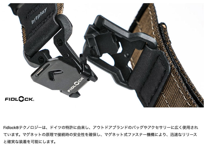 bitplay Apple Watch 42 / 41 / 40mm Fidlockウォッチバンド   (ダークブラック / アーミーグリーン / サンド)