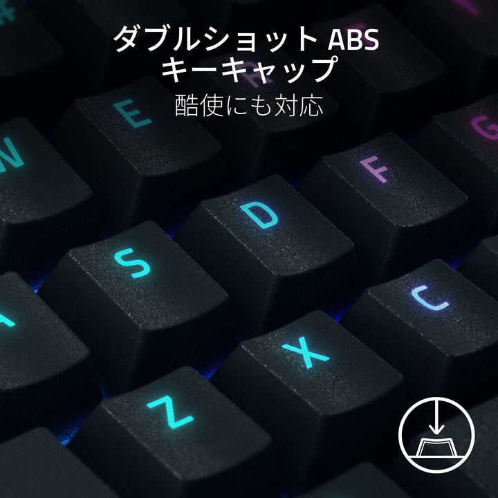 Razer BlackWidow V4 有線 メディアキー/ローラー&マクロキー搭載 メカニカル ゲーミングキーボード