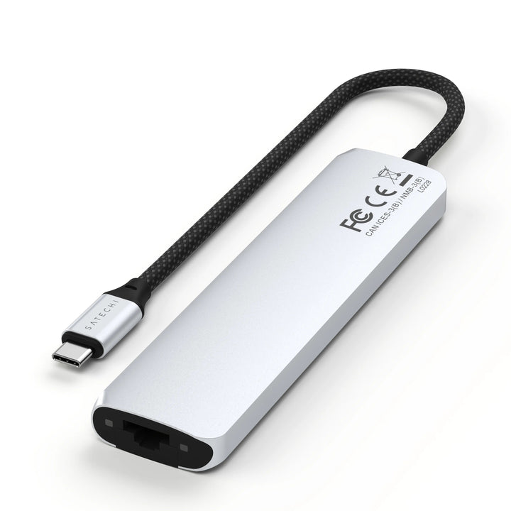 Satechi 7-in-1 USB-C Slim Multiport Adapter with Ethernet PD対応 スリムマルチポートアダプター with イーサーネット