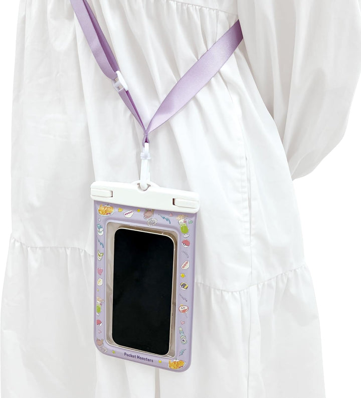 SUNCREST ポケットモンスター 防水ケース  ポーチ ウォータープルーフケース ピカチュウ パモ ゲンガー カビゴン ワッカネズミ