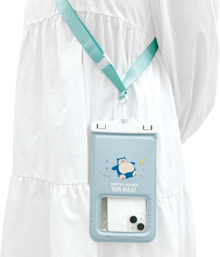 SUNCREST ポケットモンスター 防水ケース  ポーチ ウォータープルーフケース ピカチュウ パモ ゲンガー カビゴン ワッカネズミ