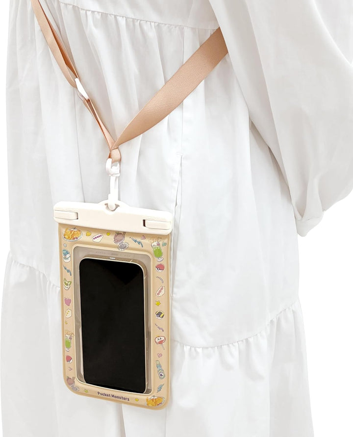 SUNCREST ポケットモンスター 防水ケース  ポーチ ウォータープルーフケース ピカチュウ パモ ゲンガー カビゴン ワッカネズミ