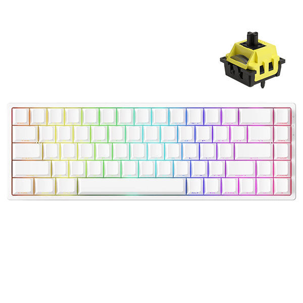 MonsGeek FUN68 HE 0.005mm ラピッドトリガー 65%英語配列 磁気